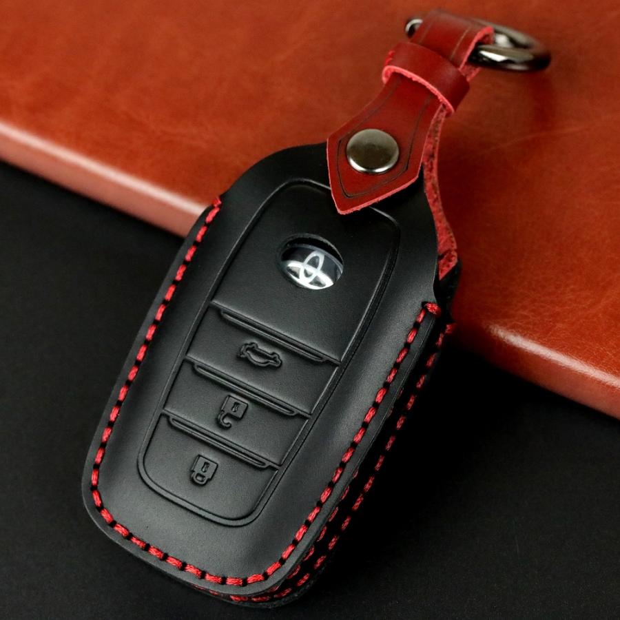新型ハリアー 80系 ヤリスクロス キーケース トヨタ スマートキーケース ハイラックス ランドクルーザー0系 本革 キーカバー 専用設計 プレゼント クリスマス Toyota Harrier Leather Keycase01 スマート屋 通販 Yahoo ショッピング