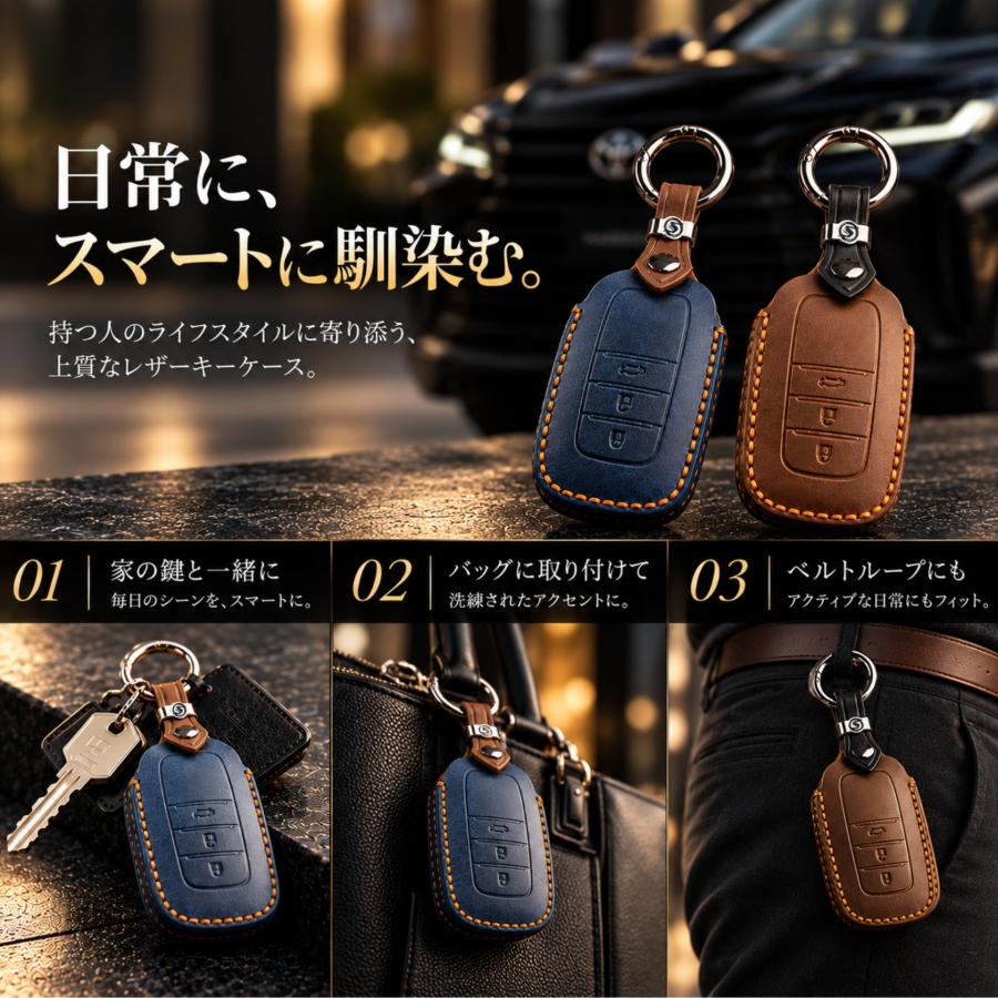 RAV4 60系 ヤリス ハリアー80系 カローラクロス 後期型 キーケース