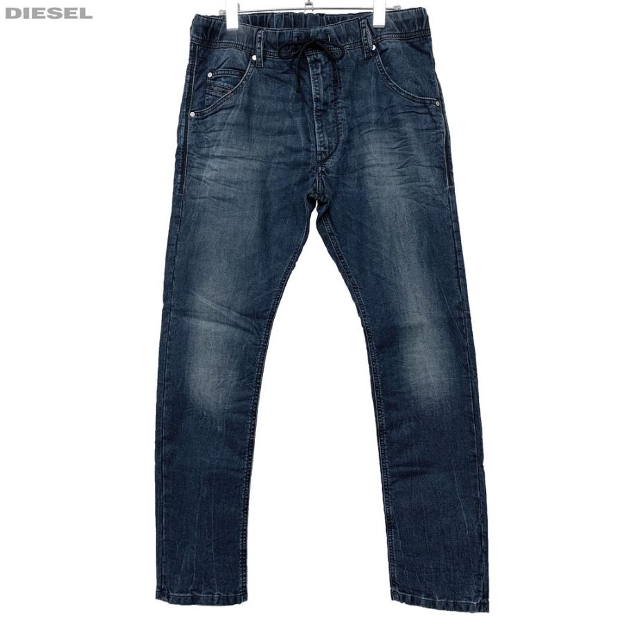 女性が喜ぶ パンツ デニム メンズ ジョグジーンズ ディーゼル Diesel 送料無料 ウエストゴム ストレッチ インディゴ系 Krooley 新品 レターパックプラスで送料無料 30 サイズ 01 069bi 00s6dd R Ne ボトムス パンツ