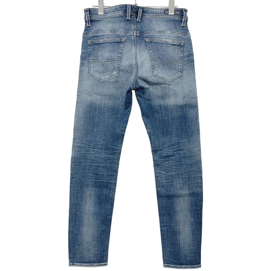 コーティング加工ダメージリペアストレッチデニムパンツ THOMMER 084JY