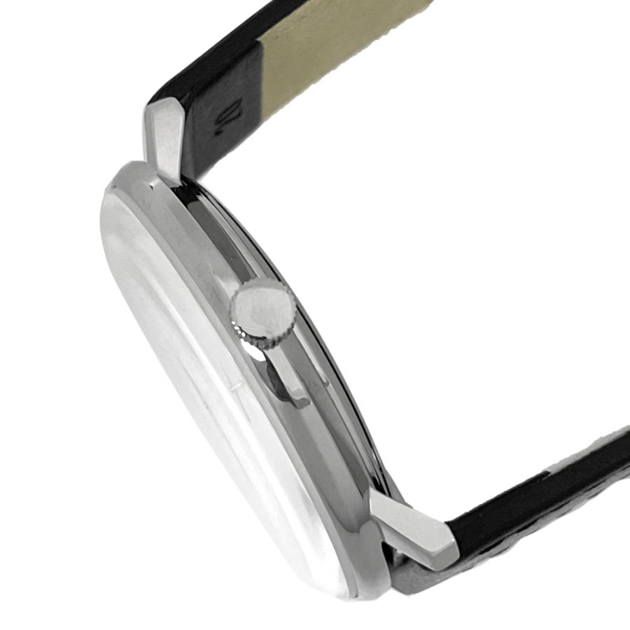 ユンハンス 腕時計 027/3500.02 マックスビル 38mm 自動巻 ブラックレザーベルト 、メタルブレス、 バネ棒外し工具セット  新品 送料無料 | マックス・ビル | 03