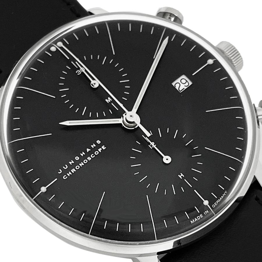 新品 アウトレット JUNGHANS ユンハンス 腕時計 027/4601.02 マックスビル クロノスコープ 40mm 自動巻  並行輸入品 | フォーム | 01