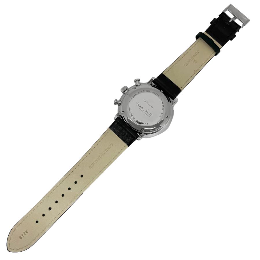 新品 アウトレット JUNGHANS ユンハンス 腕時計 027/4601.02 マックスビル クロノスコープ 40mm 自動巻  並行輸入品 | フォーム | 05