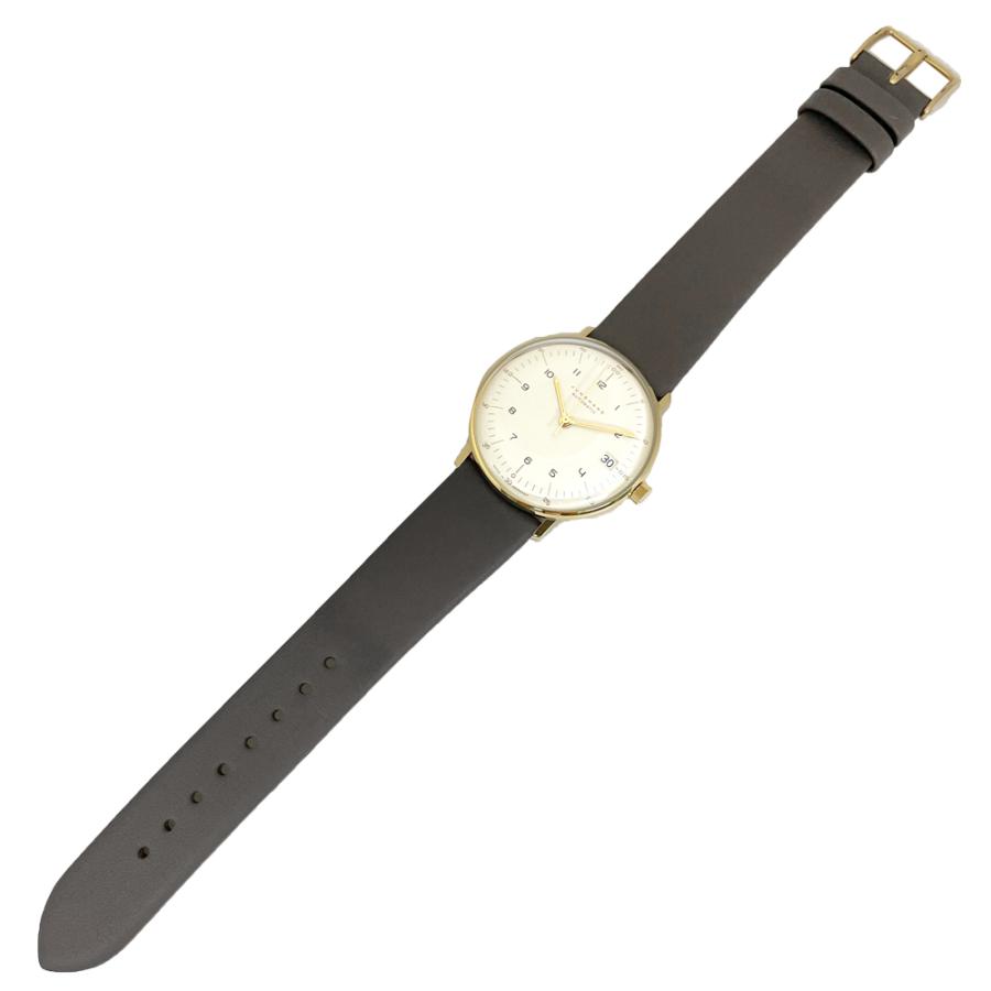 新品 アウトレット JUNGHANS ユンハンス 腕時計 027/7108.02  マックスビル 38mm 自動巻 ユニセックス レザーベルト並行輸入品の画像