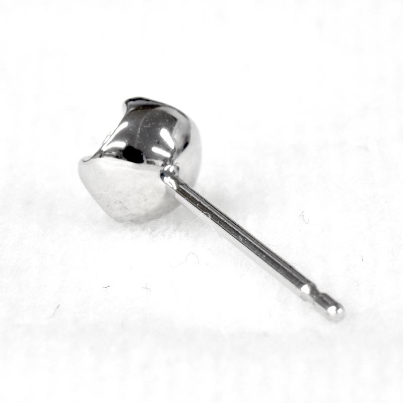 pt900 H&C(ハートアンドキューピットカット) 片耳ピアス Pt900