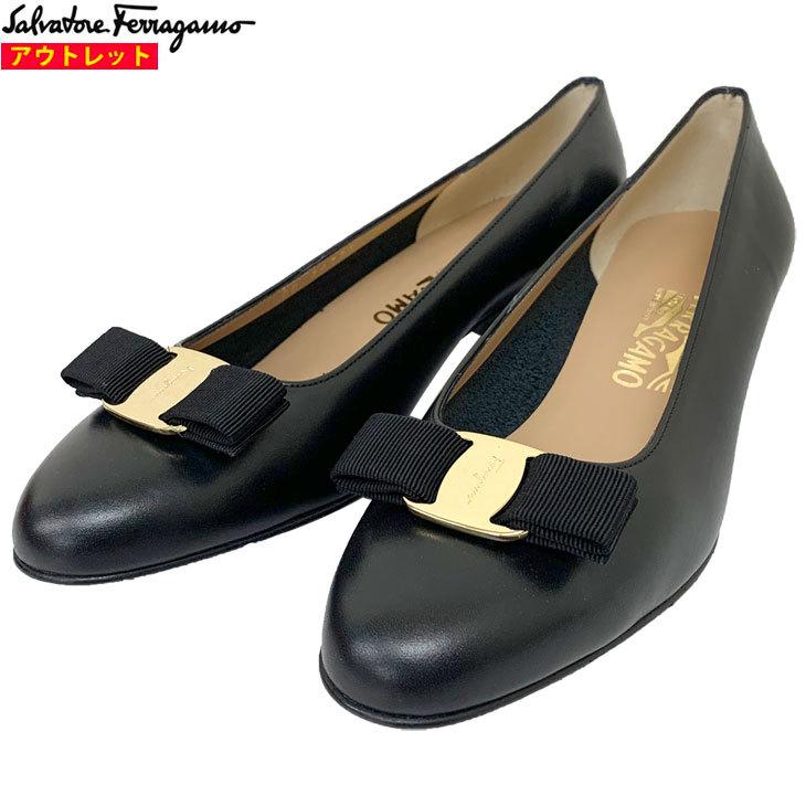 アウトレット サルヴァトーレ フェラガモ Vara ヴァラ Nero 黒 ヒール 3cm パンプス リボン 8 約25 5cm 新品 送料無料 株式会社スマートタイム 通販 Yahoo ショッピング