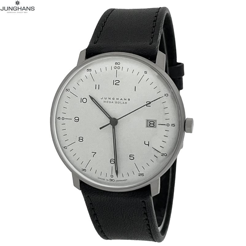 JUNGHANS ユンハンス 腕時計 新品  059/2023.02 マックスビル メガソーラー 38mm 電波時計 ソーラームーブメント 送料無料 | フォーム