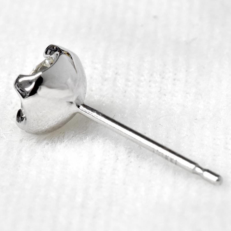 Pt900 0.5ct G SI2 3EX H&C ダイヤピアス 片耳 シングル １粒 ダイヤモンド 中央宝石研究所鑑定書付き ハートアンドキューピッド メンズ |  | 04