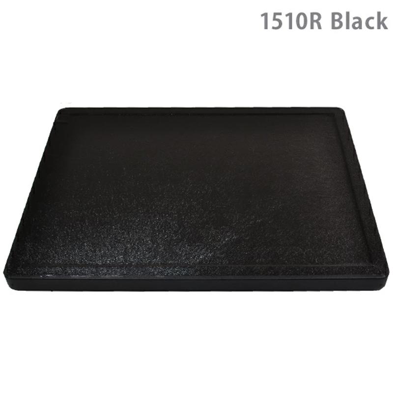 ジュエリートレイ リング付き接客トレー 300×220×20 レザー調 黒