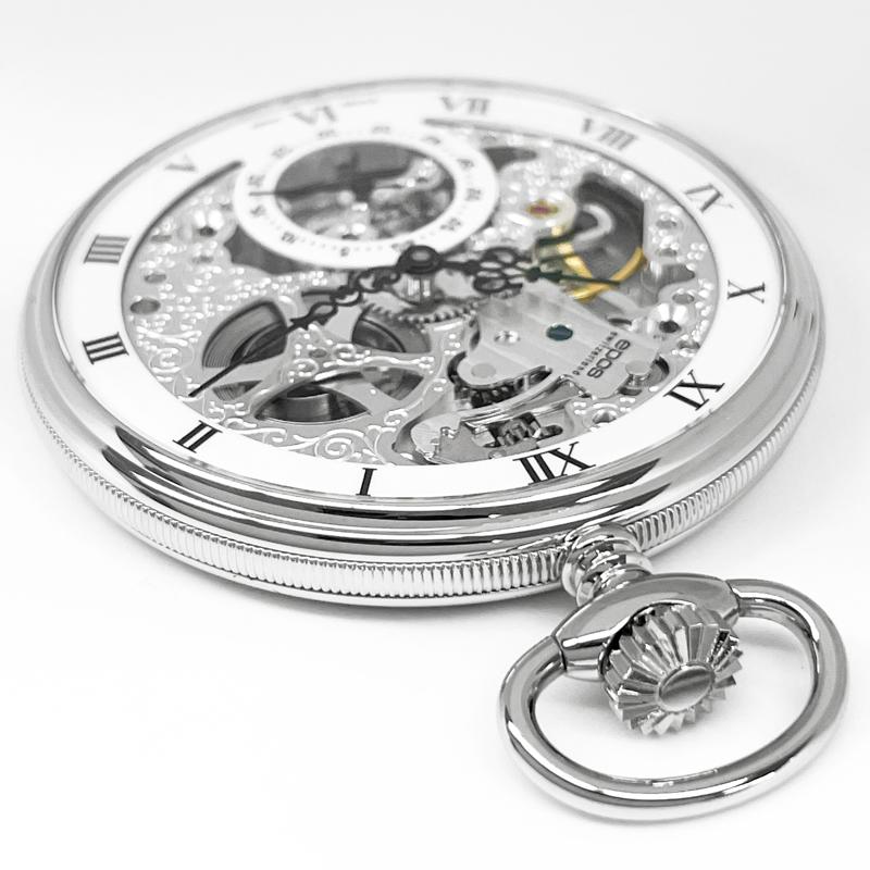 エポス 懐中時計 2121R 裏スケルトン ローマン数字 ポケットウォッチ 手巻き 新品 送料無料 | エポス | 03