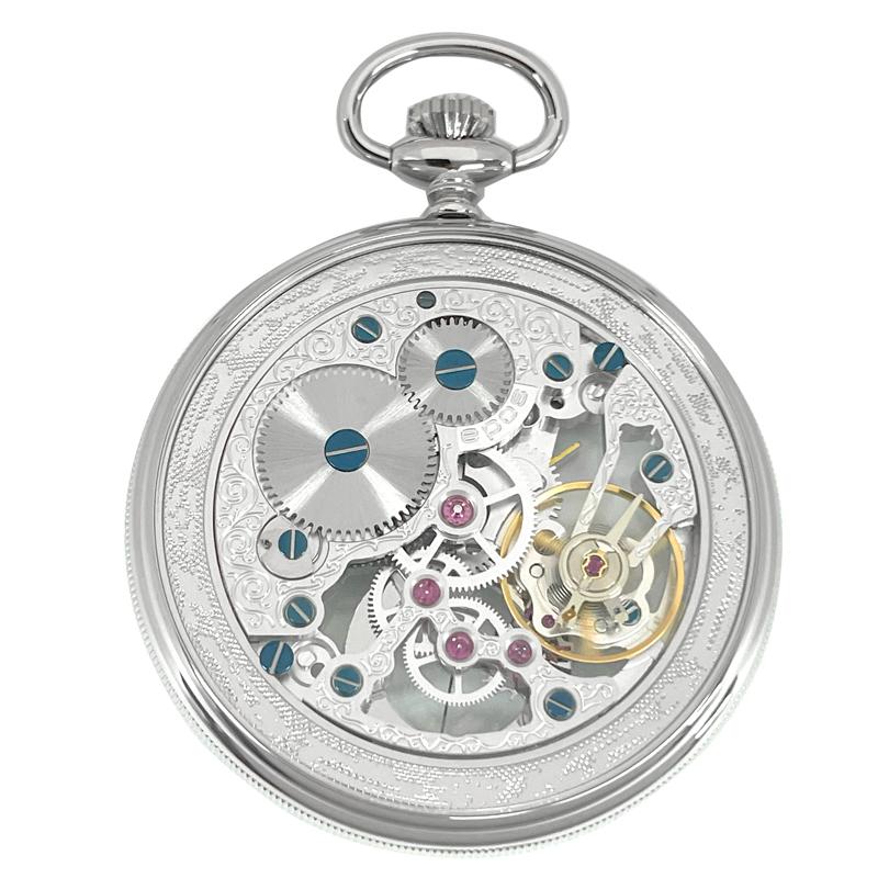 エポス 懐中時計 2121R 裏スケルトン ローマン数字 ポケットウォッチ 手巻き 新品 送料無料 | エポス | 04