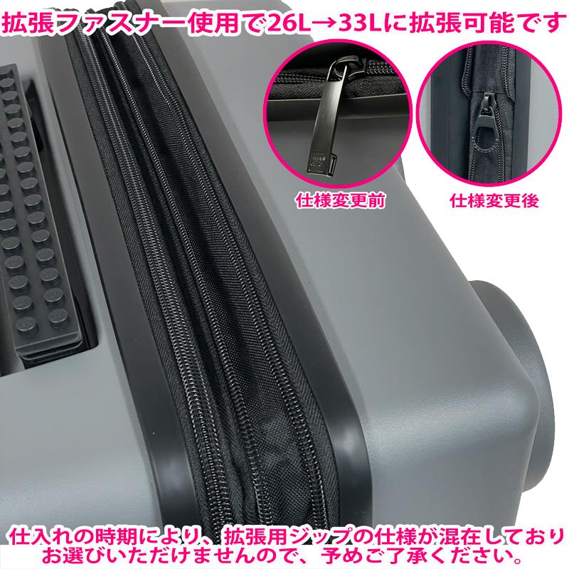LEGO レゴ  スーツケース 新品・アウトレット  20290-0199 グレー Brick 2x3 Trolley Expandable 小型 軽量 33L  並行輸入品 |  | 07