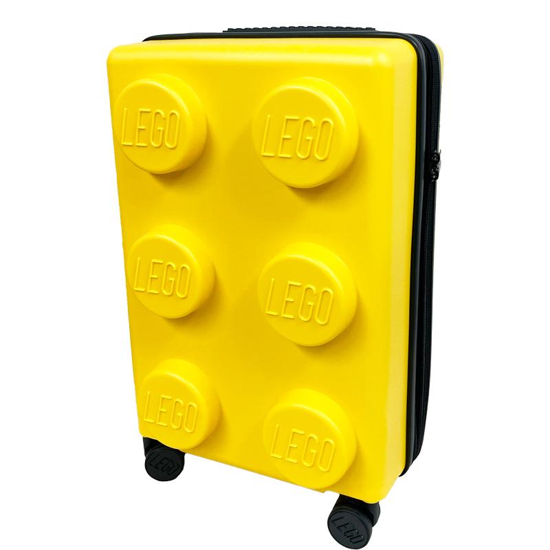 LEGO レゴ  スーツケース アウトレット  20290-0024 イエロー Brick 2x3 Trolley Expandable 小型 軽量 33L  並行輸入品 |  | 01