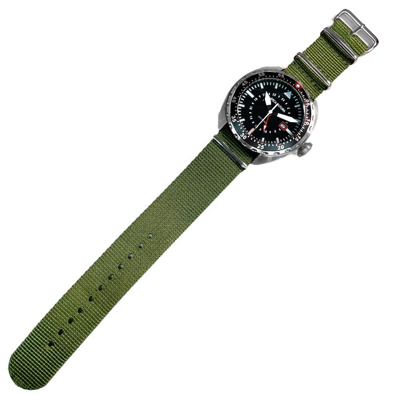 新品・未使用 ARCA FUTURA 腕時計 3750BK1 ブラック/カーキ ARCA FUTURA アルカフトゥーラ 新品 アウトレット 3750BK1