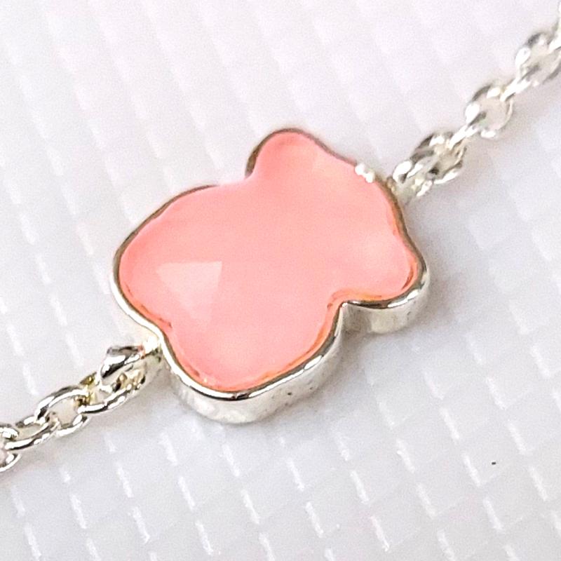 TOUS トウス 新品・アウトレット ブレスレット FACETくま 615431660 ピンククォーツ シルバー SV925くま 送料無料 並行輸入品 | TOUS | 01