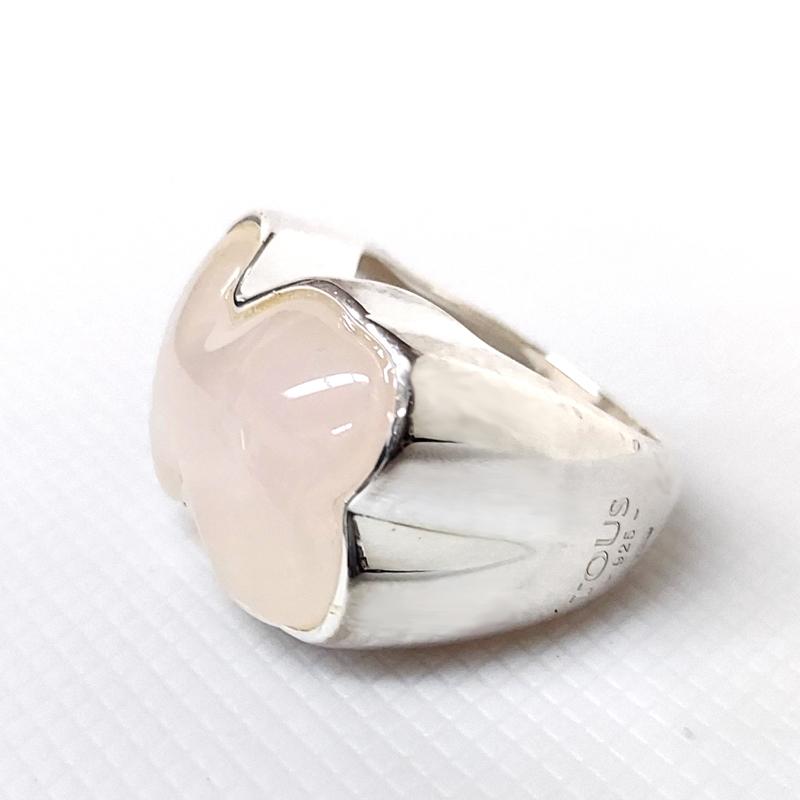 TOUS トウス 新品・アウトレット SV925 ピンククォーツ リング GEMSTONES 14号 くま 指輪 615435591 並行輸入品 | TOUS | 01
