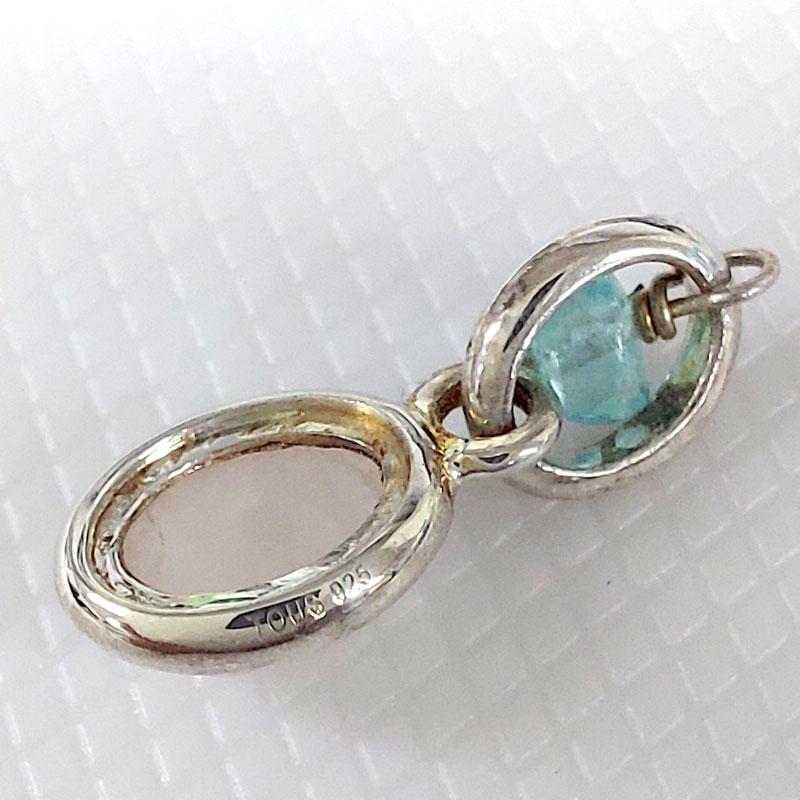 アウトレット！ TOUS トウス シルバー925 Tiny オーバル 10mm 712314510 ピンククォーツ・アパタイト SV925 送料無料 並行輸入品 | TOUS | 02