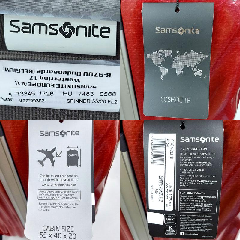 Samsonite アウトレット! サムソナイト 36L 軽量 コスモライト Samsonite アウトレット! サムソナイト 36L 軽量 コスモライト