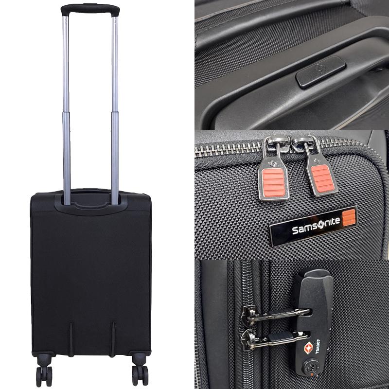 アウトレット！ サムソナイト 34L スピナー 55/20 SEFTON DV5*09006 ブラック キャリーケース ソフトケース ビジネス 並行輸入品 | Samsonite | 03