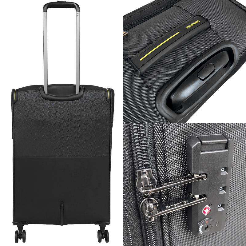 アウトレット！ サムソナイト 81L ストラリウム STRARIUM スピナー69/25 ブラック ソフトケース キャリーケース スーツケース 送料無料 | Samsonite | 03