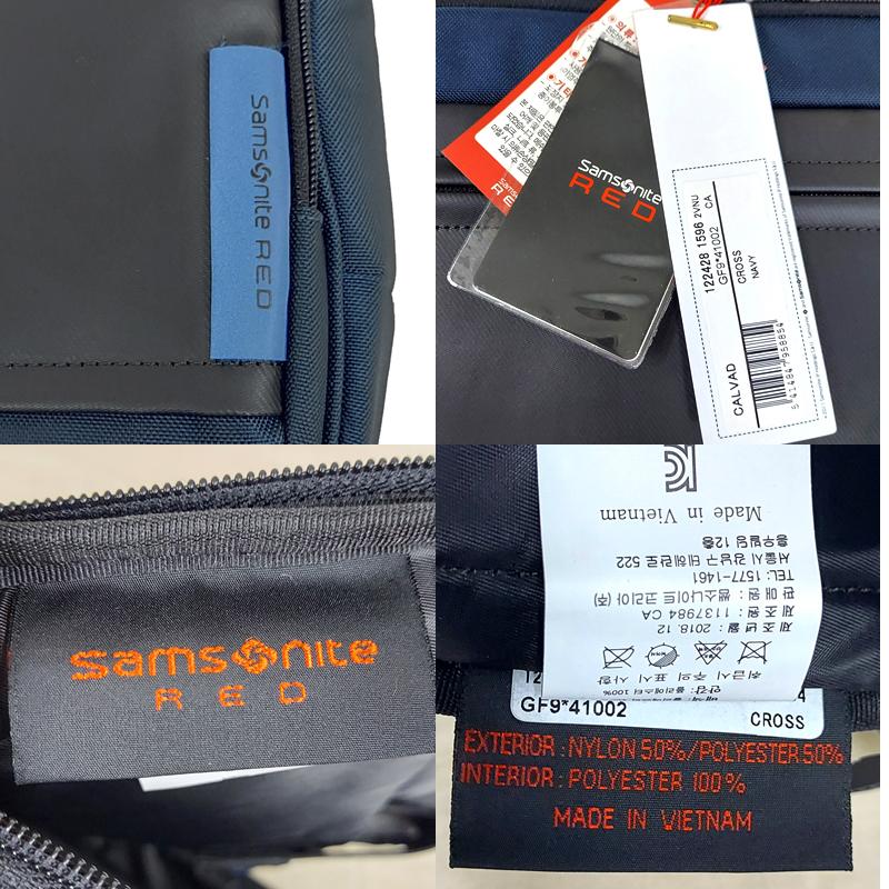 サムソナイトレッド 新品・アウトレット ブリーフケース  CALVAD GF9*41002 ネイビー ショルダーバッグ 斜め掛け 並行輸入品 | Samsonite | 07