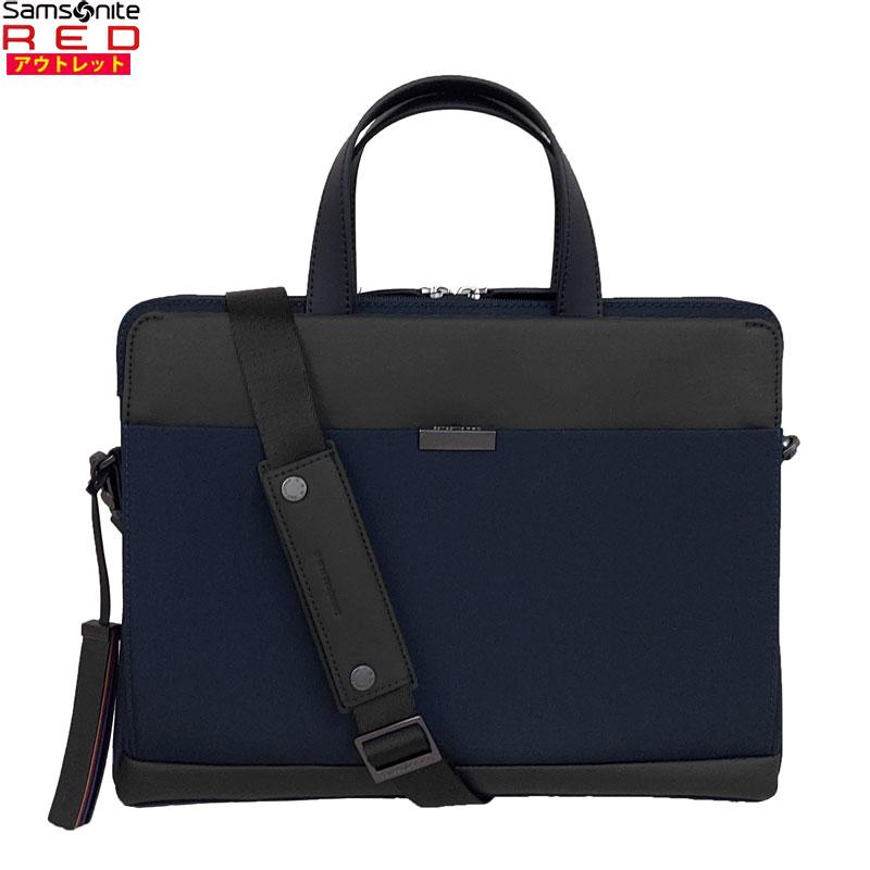 サムソナイトレッド 新品・アウトレット ブリーフケース TILLOU GA6*41002 ネイビー スリム ビジネスバッグ 並行輸入品 | Samsonite