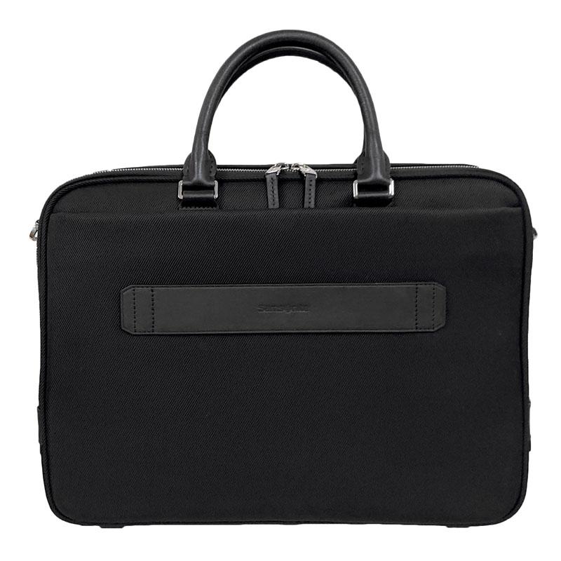 サムソナイト アウトレット ブリーフケース WILLO GN9*09002 ブラック レザー ビジネスバッグ ラップトップ PCバッグ 並行輸入品 | Samsonite | 01