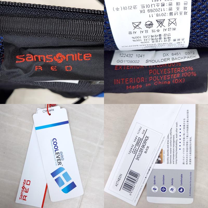 サムソナイトレッド 新品・アウトレット ワンショルダー バックパック ACTAEON GG1*09002 ブラック ボディバッグ A4 並行輸入品 | Samsonite RED | 07