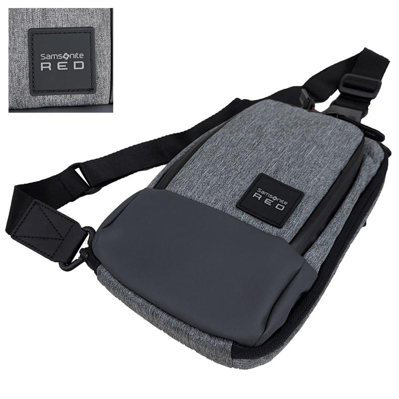 アウトレット！ サムソナイト レッド ワンショルダー CADIAZ DN1*08002 グレー ボディバッグ  スリングバッグ 並行輸入品 | Samsonite RED | 01