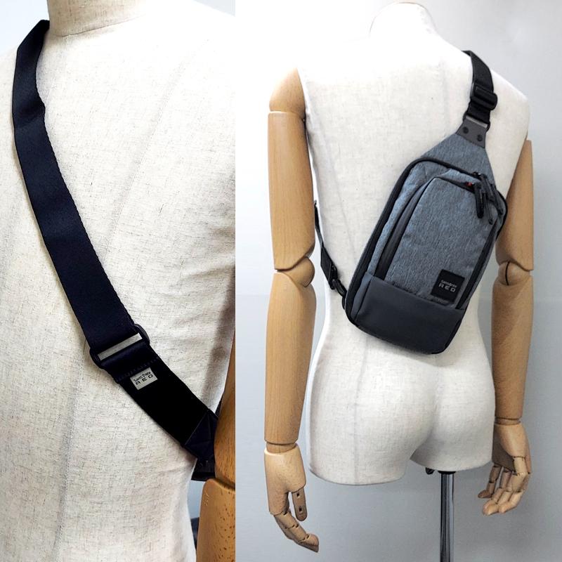 アウトレット！ サムソナイト レッド ワンショルダー CADIAZ DN1*08002 グレー ボディバッグ  スリングバッグ 並行輸入品 | Samsonite RED | 07