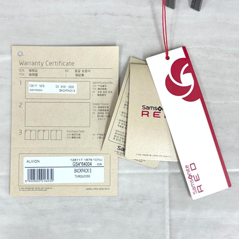 サムソナイトレッド 新品・アウトレット  バックパック  ALVION GS4*64004 ターコイズ Samsonite RED リュックサック | Samsonite RED | 09