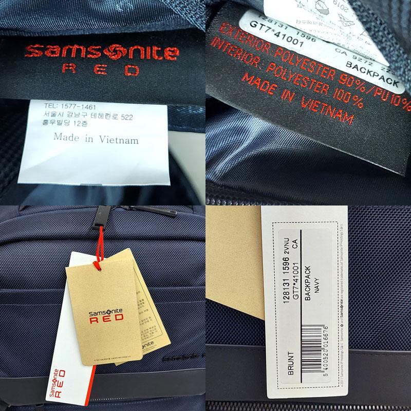 サムソナイトレッド 新品・アウトレット  バックパック BRUNT ネイビー GT7*41001 Samsonite RED リュックサック 並行輸入品 | Samsonite RED | 06