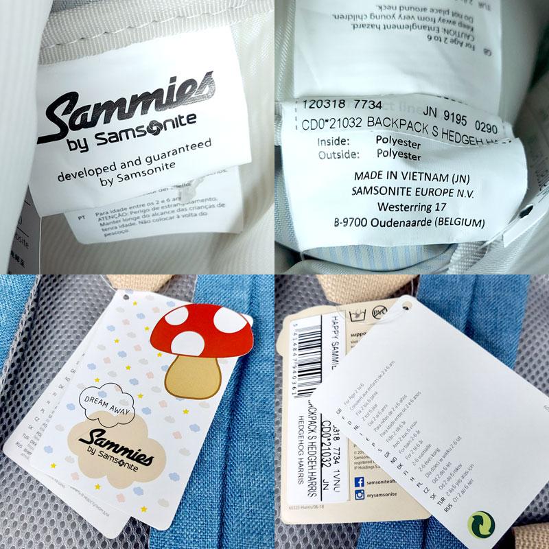 サムソナイト 新品・アウトレット バックパック  HAPPY SAMMIES ヘッジホッグ ハリス キッズ 幼稚園児児リュックサック 並行輸入品 | Samsonite RED | 05