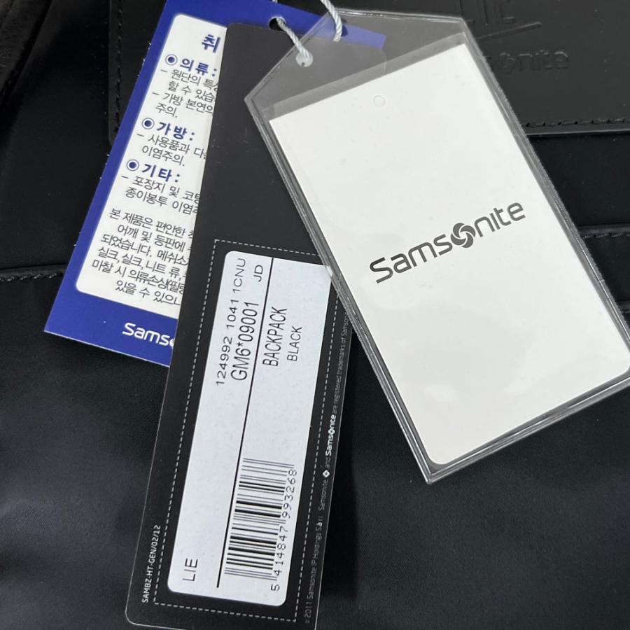 サムソナイト アウトレット バックパック LIE GM6*09001 ブラック Samsonite リュックサック 鞄 並行輸入品 | Samsonite | 10
