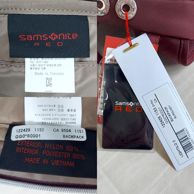 サムソナイトレッド 新品・アウトレット バックパック LIGHTILO 2 GG0*60001 バーガンディ Samsonite RED リュック 並行輸入品 | Samsonite RED | 05