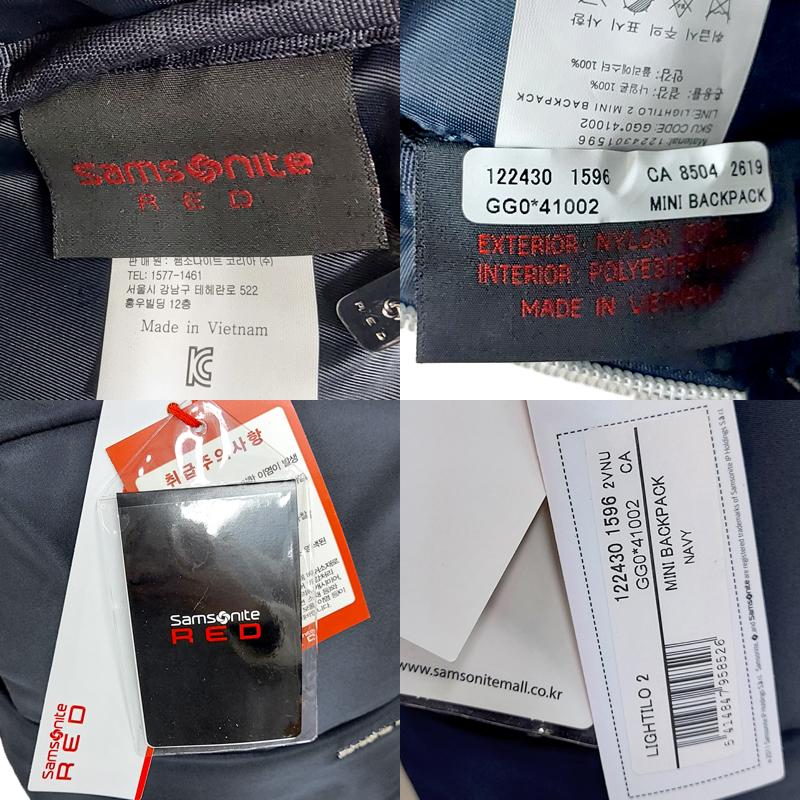 サムソナイトレッド 新品・アウトレット  バックパック LIGHTILO GG0*41002 ネイビー Samsonite RED リュックサック 並行輸入品 | Samsonite RED | 07
