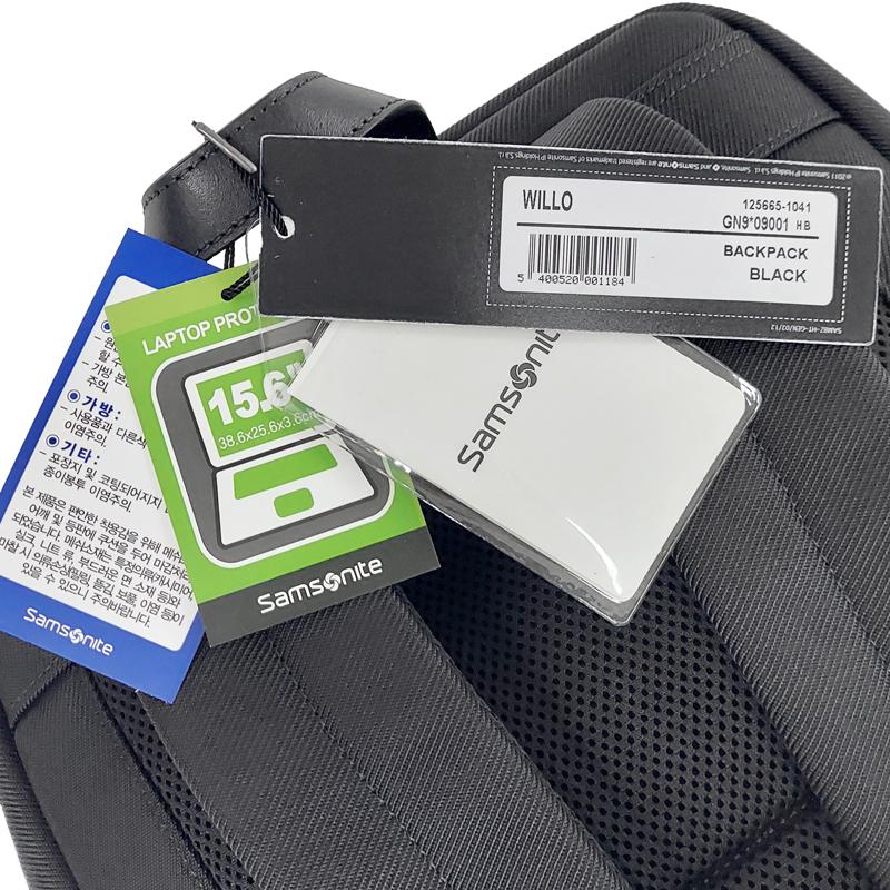 サムソナイトレッド 新品・アウトレット ビジネスリュック WILLO GN9*09001 ブラック PC Samsonite リュックサック 並行輸入品 | Samsonite | 08