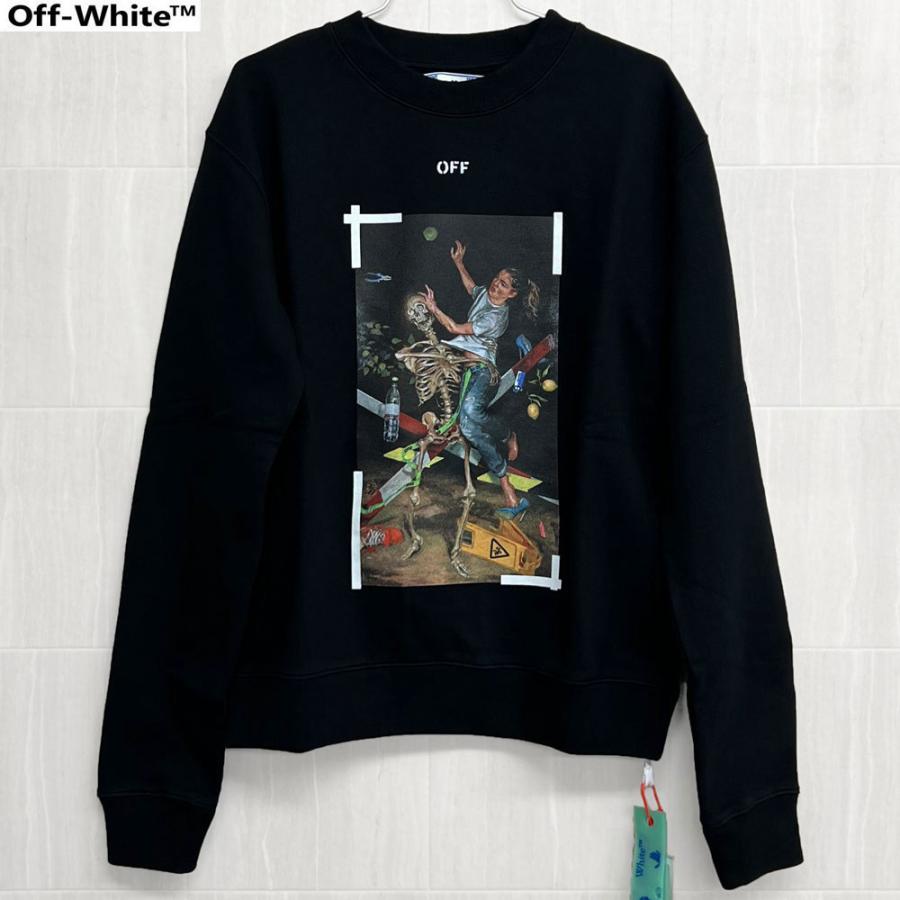 OFF-WHITE オフホワイト 新品 長袖 トレーナー M パスカルプリント