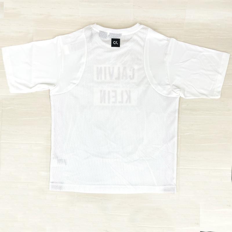 カルバンクライン  新品・アウトレット  半袖 Tシャツ Mサイズ レディース 4WT9K121 100 WHITE 白 クリックポストで送料無料｜smart2003｜02