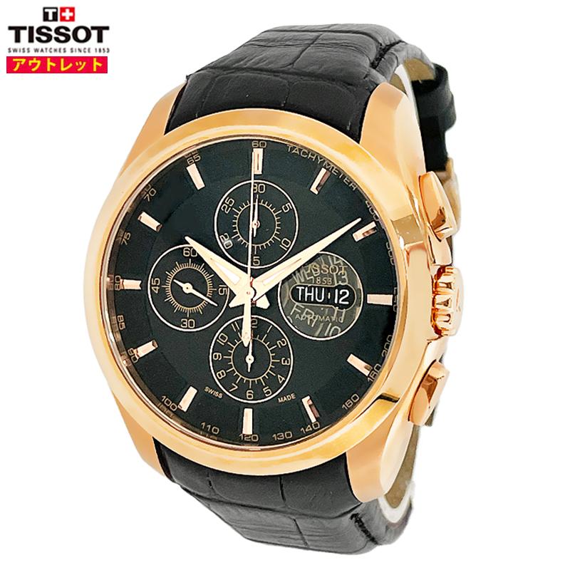 アウトレット！ ティソ 腕時計  T035.614.36.051.00 Couturier Valjoux Automatic Chrono 新品 メンズ 自動巻  並行輸入品 送料無料 | TISSOT