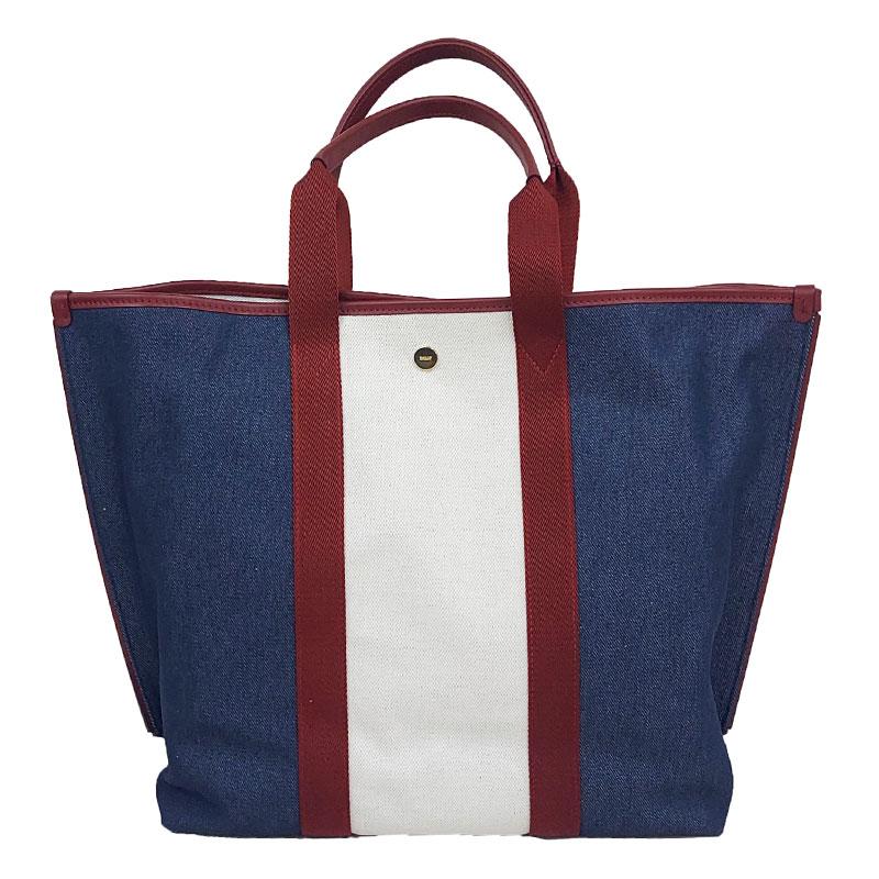 アウトレット！ BALLY バリー CANVAS TOTE MD.DJ27 トートバッグ デニム キャンバス メンズ  鞄 並行輸入品｜smart2003｜02