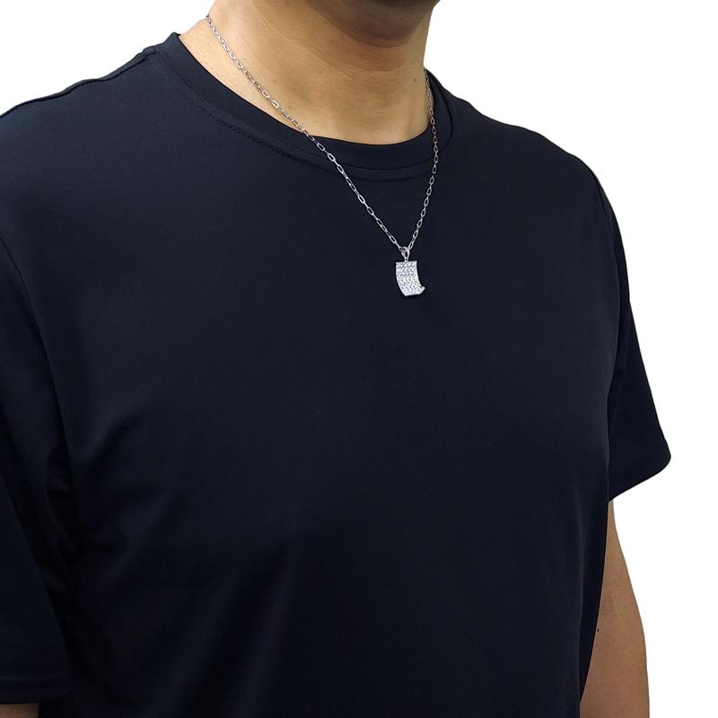 再販無しの1点物 K18WG 1.23ct ダイヤ パヴェ ペンダントトップ チャーム ペンダント ダイヤモンド 18金 ホワイトゴールド メンズ ori24 |  | 01