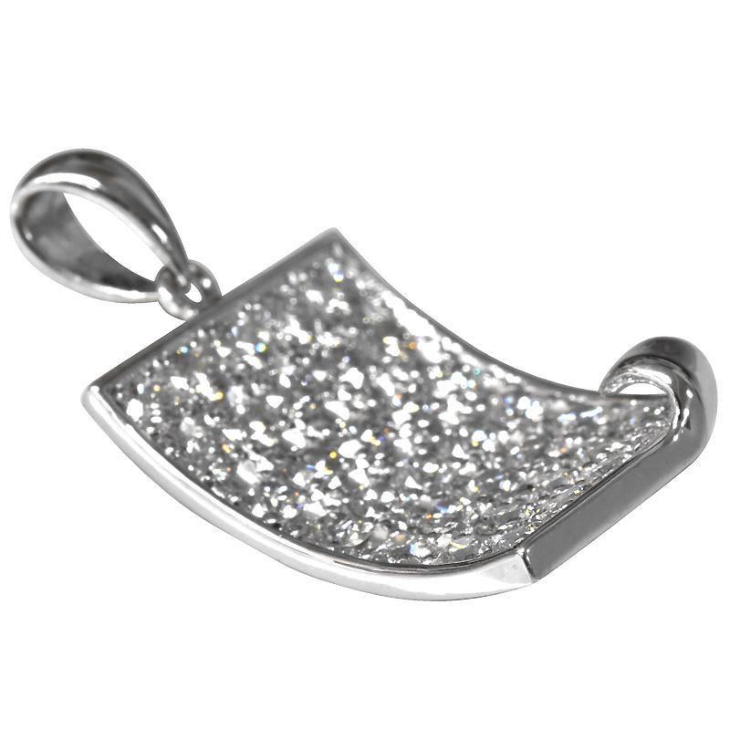 再販無しの1点物 K18WG 1.23ct ダイヤ パヴェ ペンダントトップ チャーム ペンダント ダイヤモンド 18金 ホワイトゴールド メンズ ori24 |  | 03