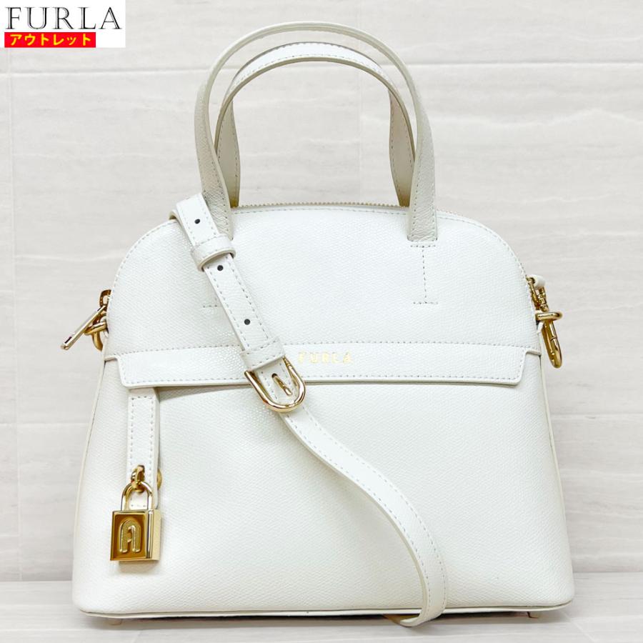 アウトレット！ FURLA フルラ 新品 ハンドバッグ ボストン PIPER S DOME ホワイト 白 レザー 鞄 送料無料 : 70132 :  株式会社スマートタイム - 通販 - Yahoo!ショッピング