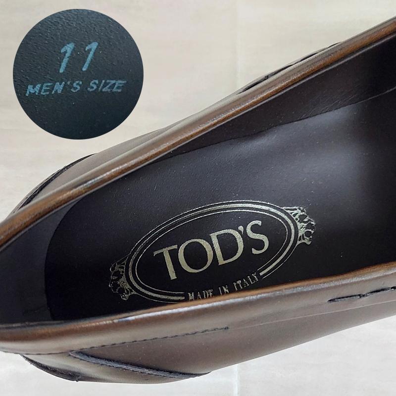 アウトレット！ TOD'S トッズ ローファー サイズ11 30cm ブラウン XXM44A00640D9C レザー スニーカー メンズ 送料無料 並行輸入品｜smart2003｜05