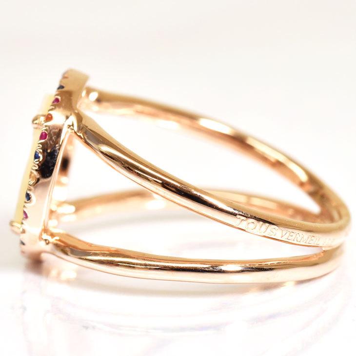 TOUS（トウス） アウトレット！ カミーユ ローズリング くま・シェル