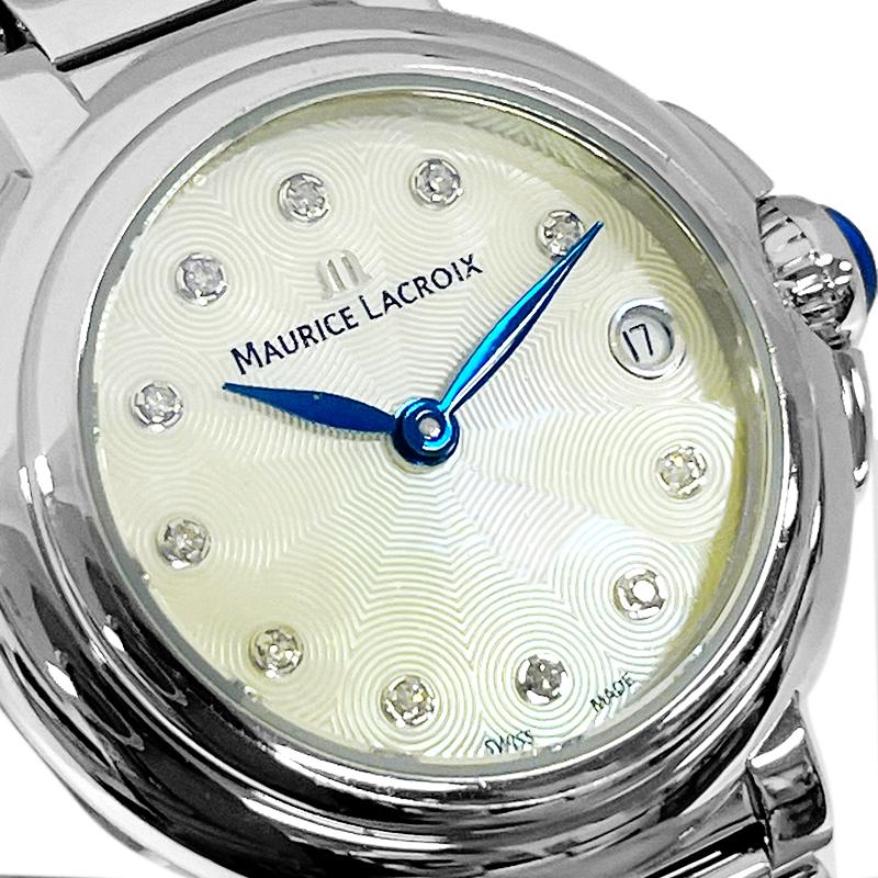モーリスラクロア 腕時計 新品 腕時計 FA1003-SS002-170-1フィアバ デイト レディース ホワイトシェル文字盤 クォーツ 並行輸入品｜smart2003｜02