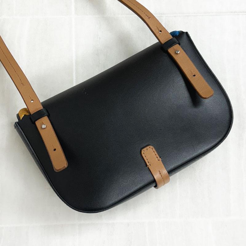 IL BISONTE イルビゾンテ 新品 BCR247 PV0011 ブラック BK265 ポシェット レザー 斜め掛け バッグ 鞄 イタリア製 並行輸入品 | IL BISONTE | 02