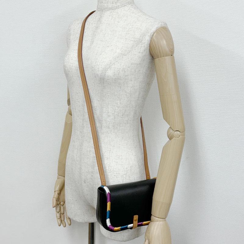 IL BISONTE イルビゾンテ 新品 BCR247 PV0011 ブラック BK265 ポシェット レザー 斜め掛け バッグ 鞄 イタリア製 並行輸入品 | IL BISONTE | 07