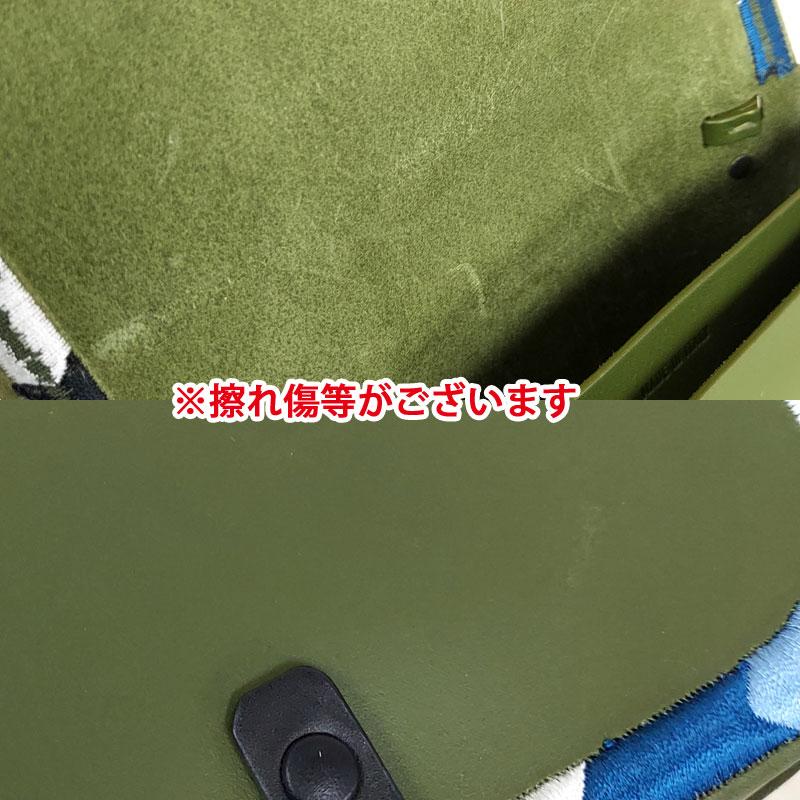 IL BISONTE イルビゾンテ 新品 BCR247 PV0011 グリーン GR244  ポシェット レザー 斜め掛け バッグ 鞄 イタリア製 並行輸入品 | IL BISONTE | 05